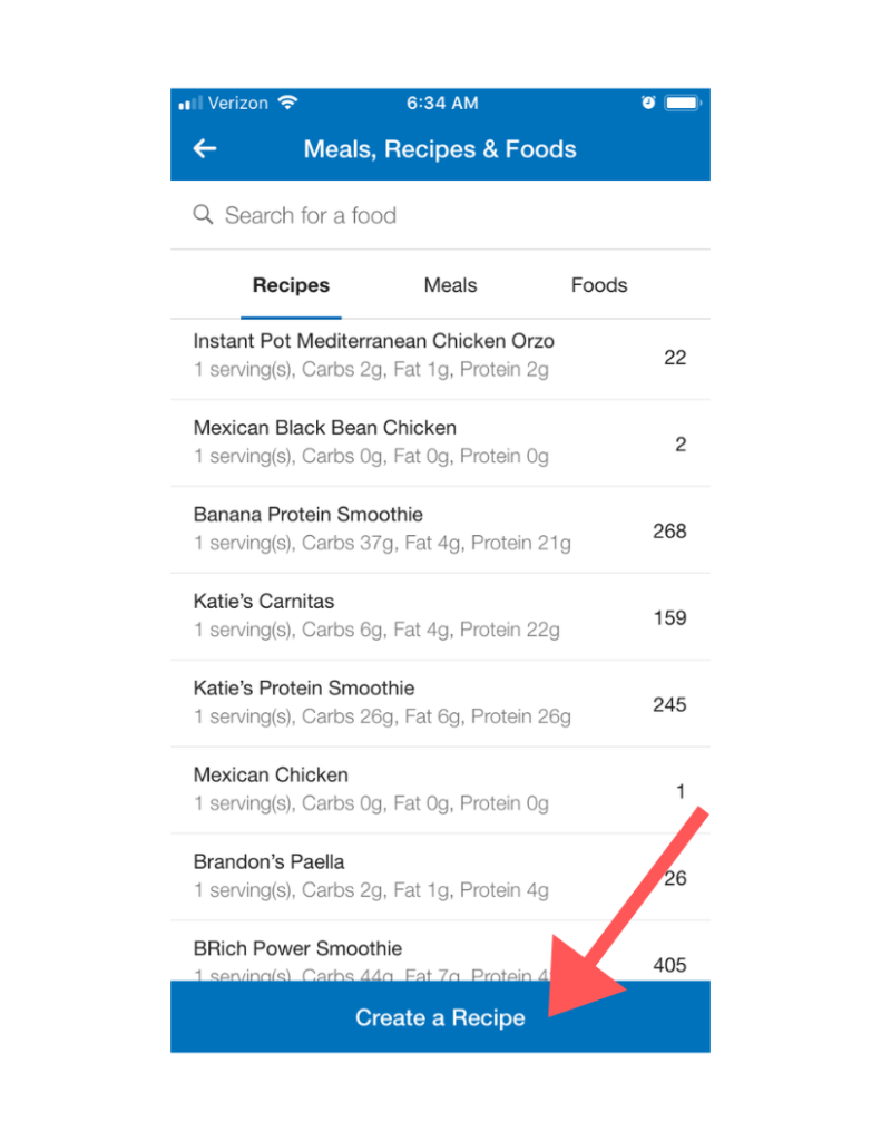 myfitnesspal nutrition